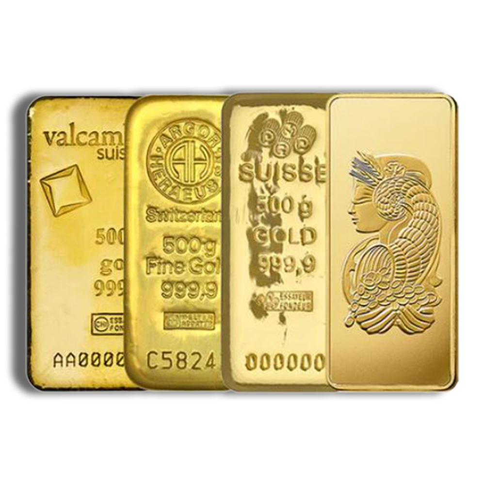 500 Gram Gold Bar (Random Brand)