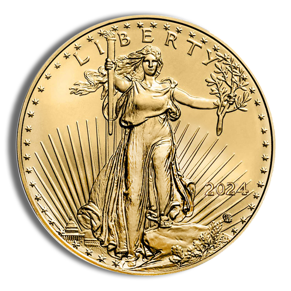 2024 1/4 Oz Gold American Eagle - BU