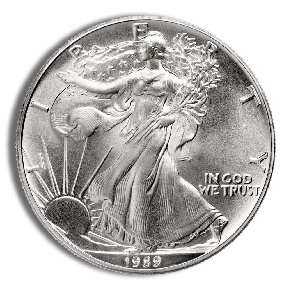 1989 Silver American Eagle - BU