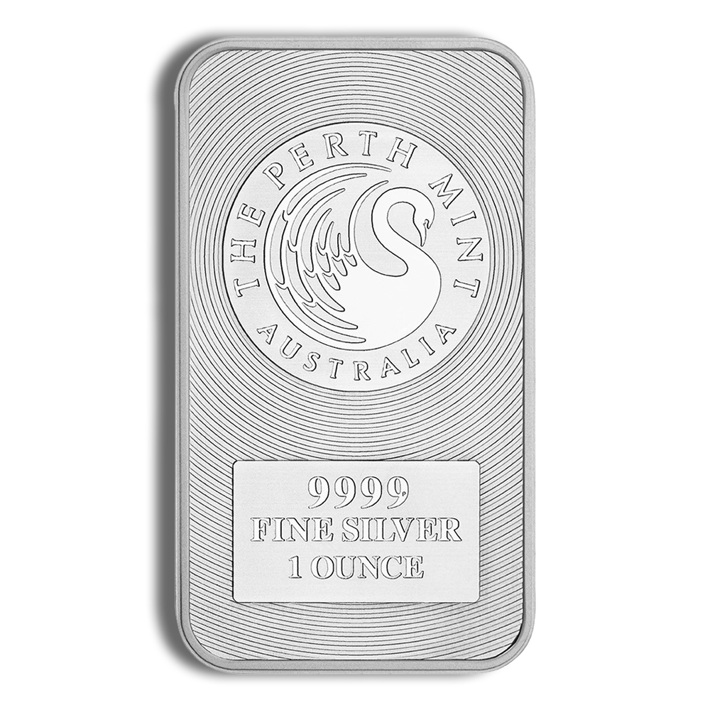 1 Oz Silver Bar - Perth Mint Kangaroo