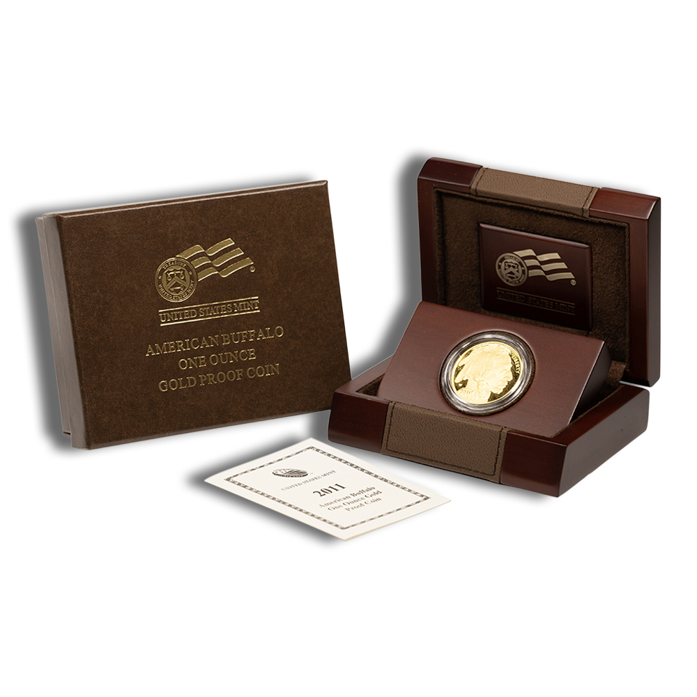 2011-W 1 Oz Proof Gold American Buffalo - BU (with Box and COA)