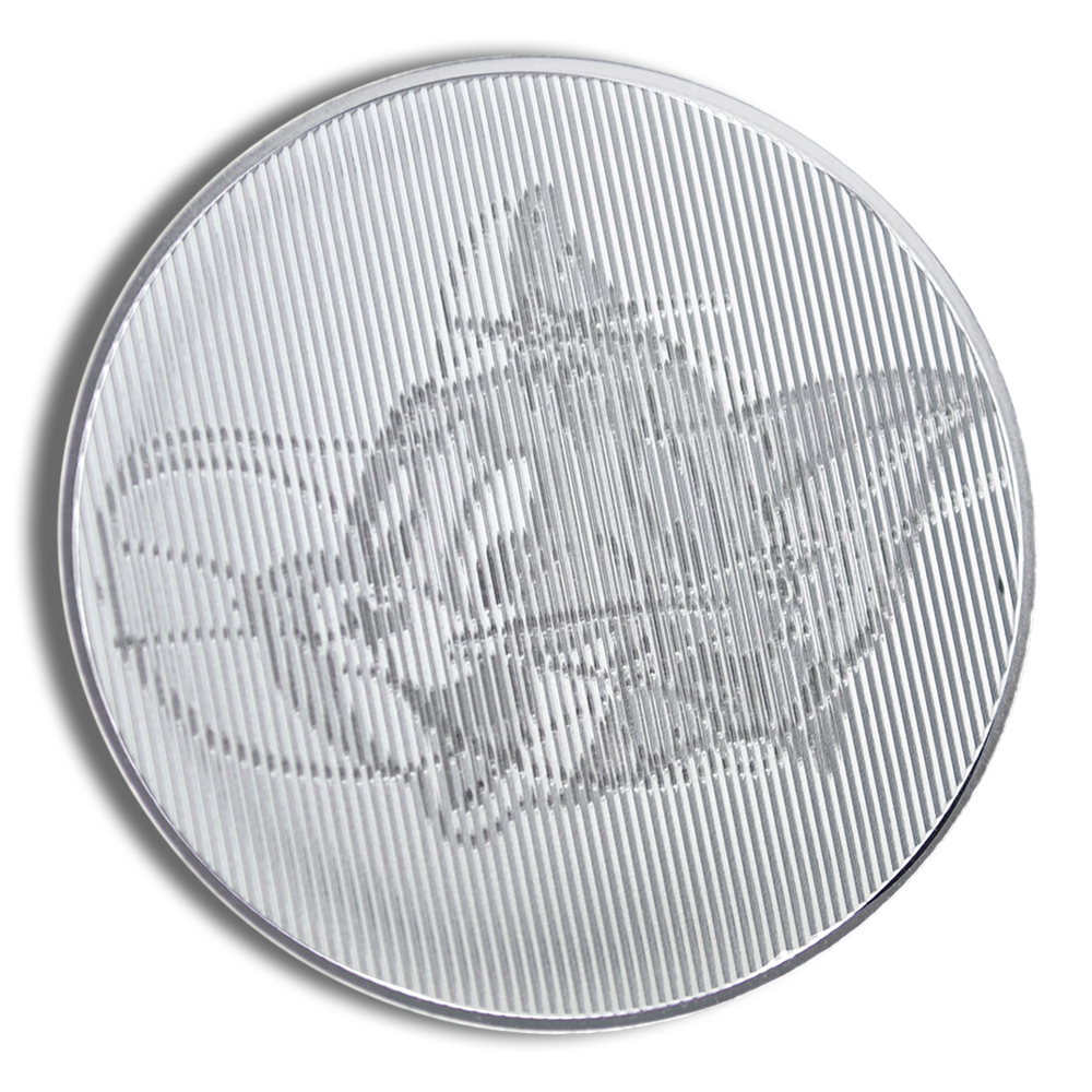 Tom and Jerry 80th Anniversary 1 Oz .999 Silver Lenticular Round