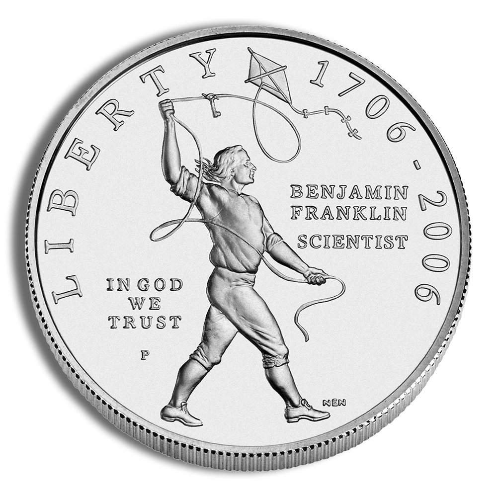 2006-P $1 Franklin Scientist Silver Commemorative - BU