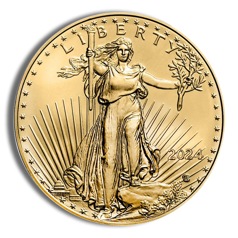 2024 1/2 Oz Gold American Eagle - BU