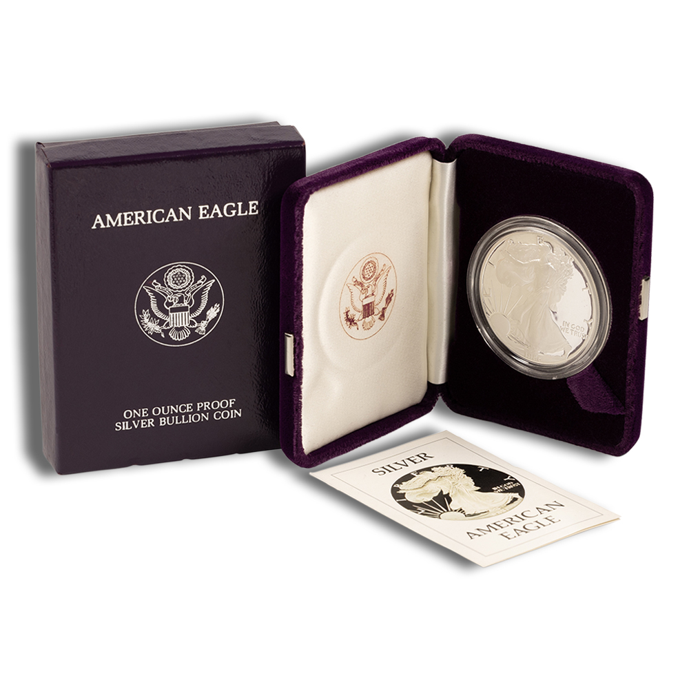 1986-S Proof Silver American Eagle (with Box and COA)