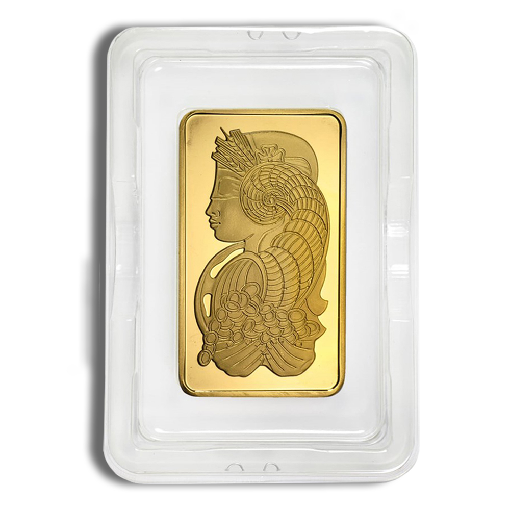 10 Oz Gold Bar - PAMP Suisse Lady Fortuna (In Assay Card)