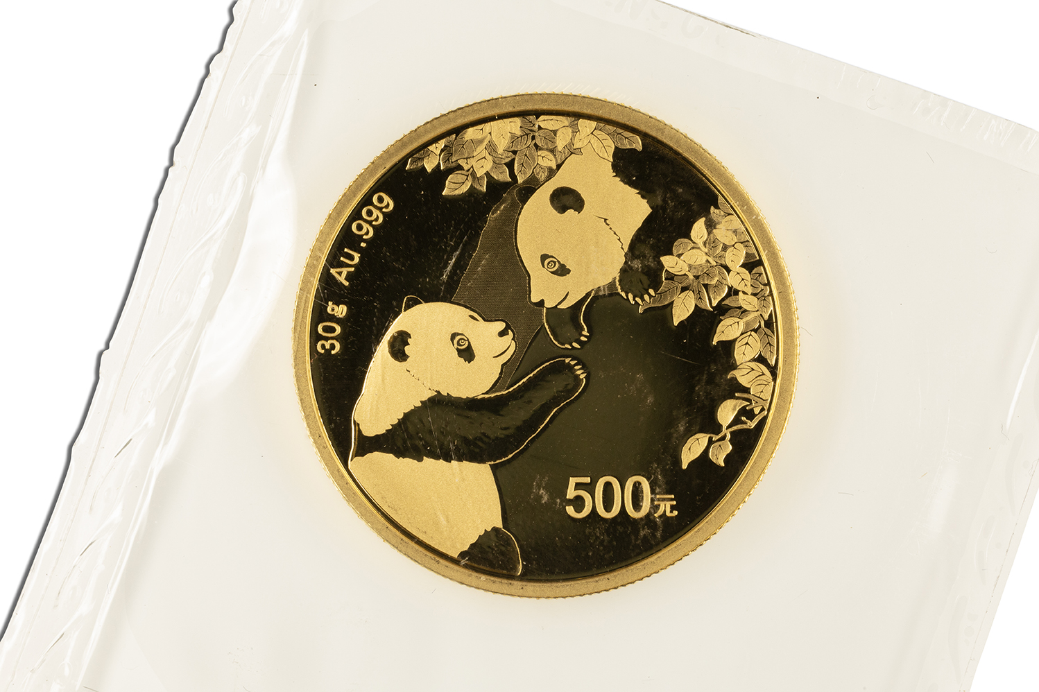 30 Gram China Gold Panda - BU (Random Year, Sealed Packaging)