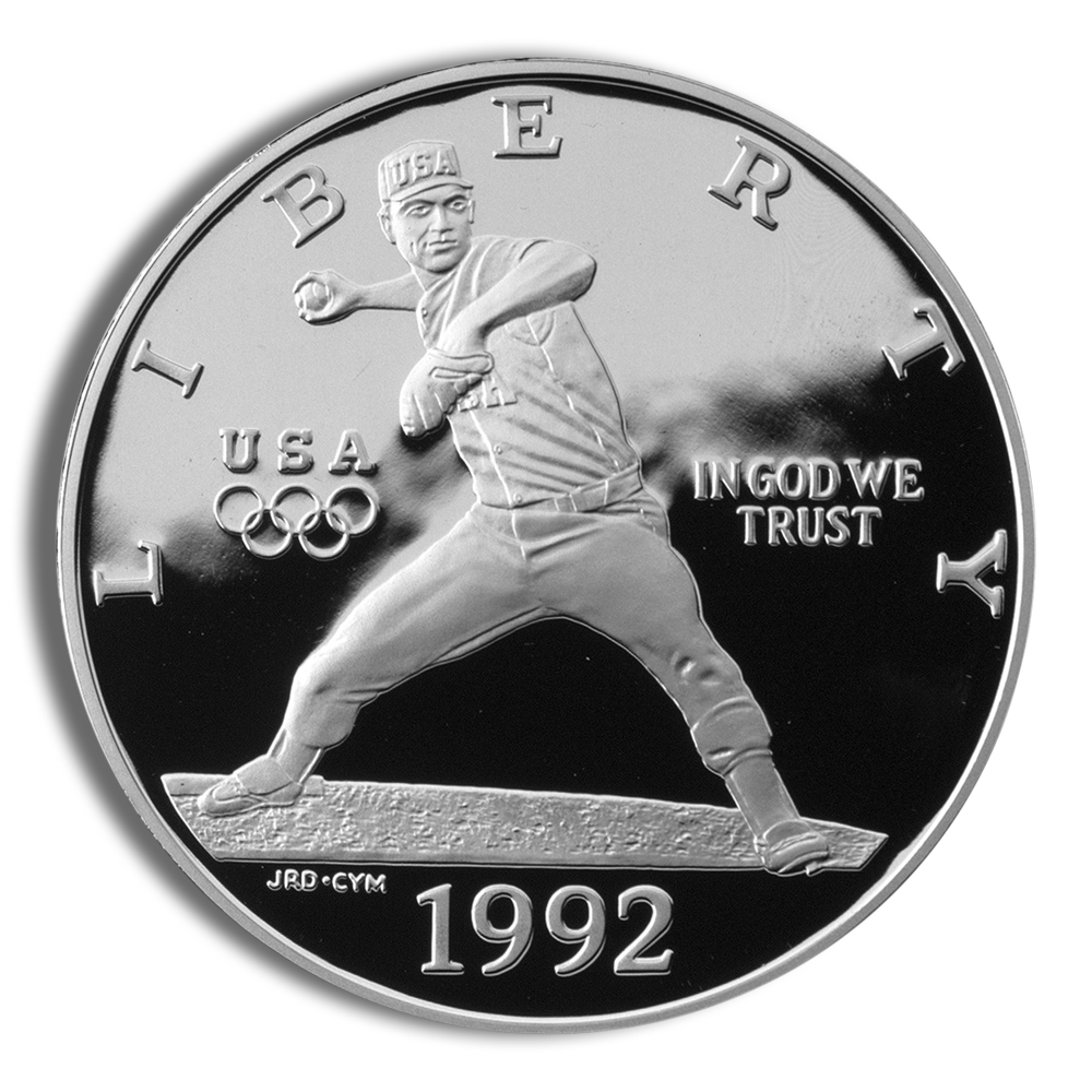 1992-S $1 Olympic Silver Commemorative Proof - BU