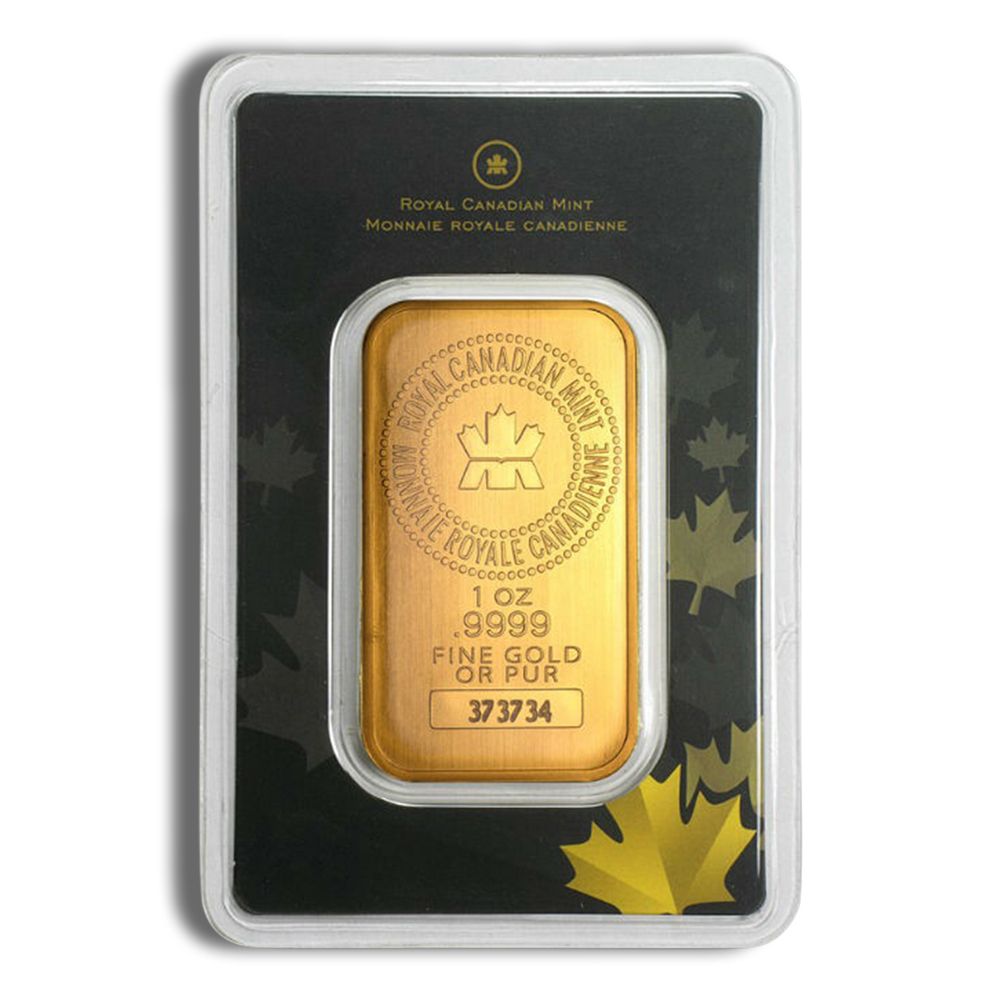 1 Oz Gold Bar - Royal Canadian Mint RCM (In Assay Card)