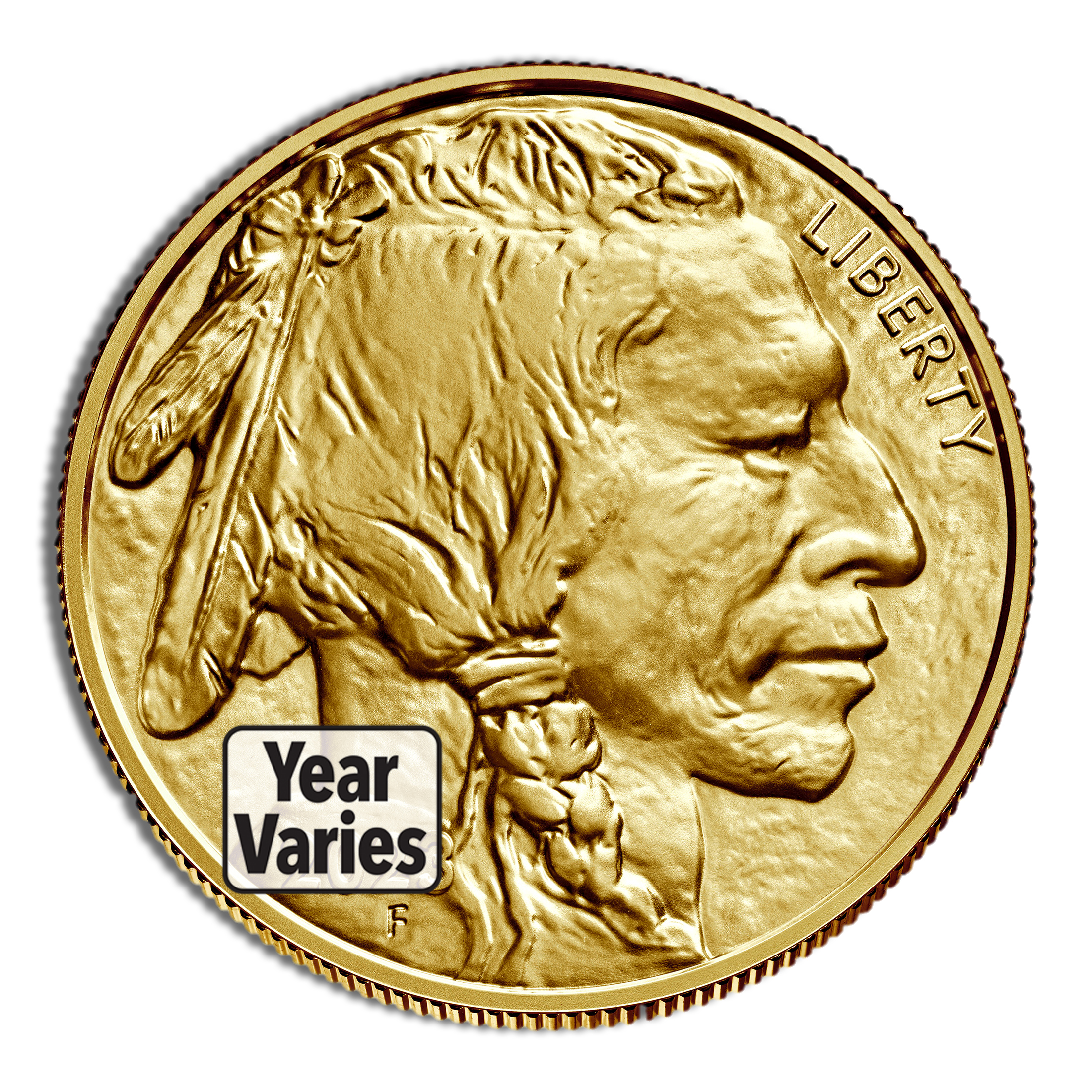 1 Oz Gold American Buffalo - BU (Random Year)