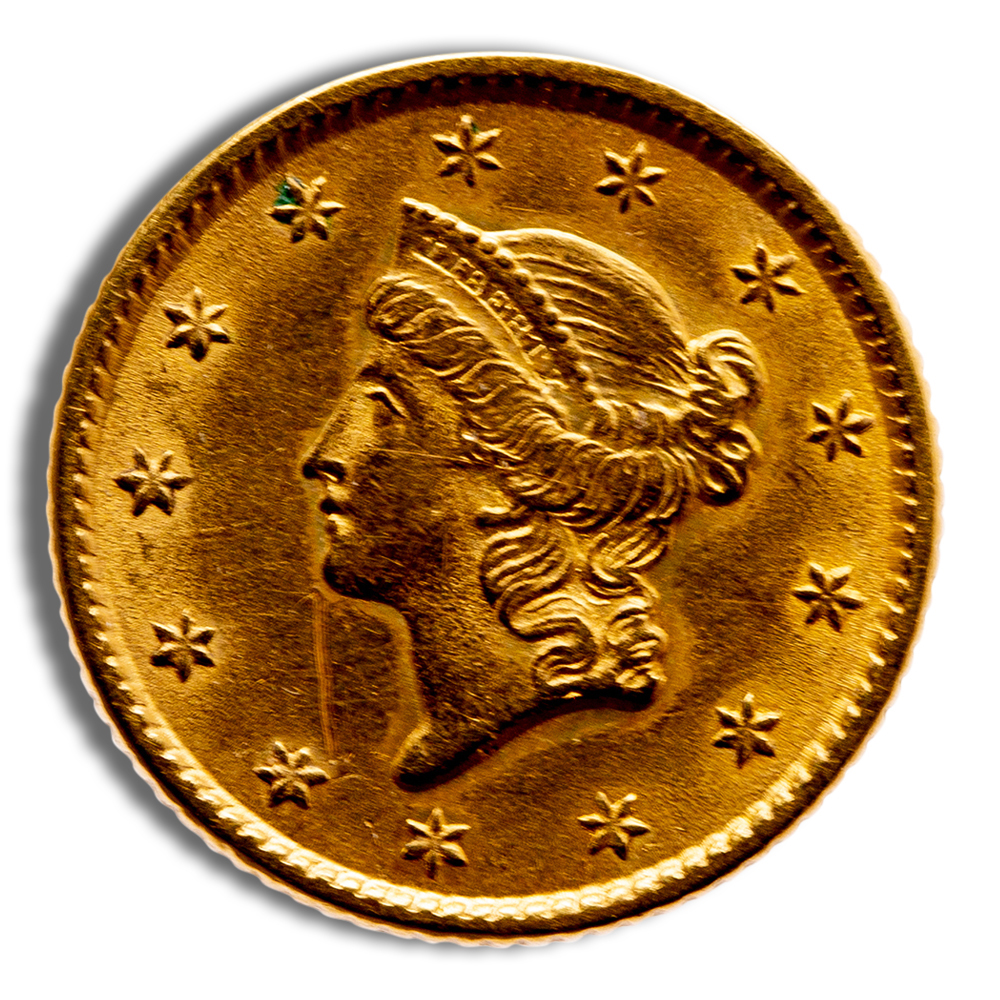 $1 Gold Liberty Type 1 (Random Year, Cleaned or Low Grade)