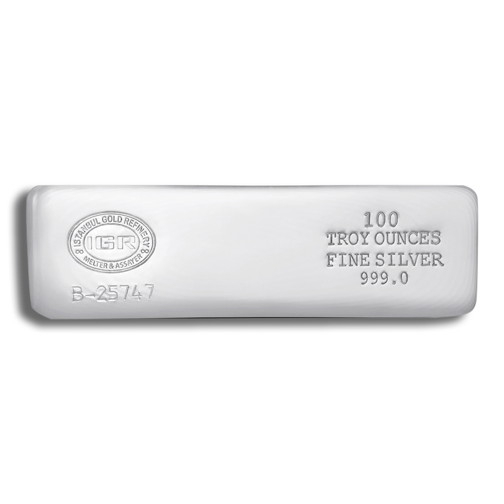 100 Oz Silver Bar - IGR Metals