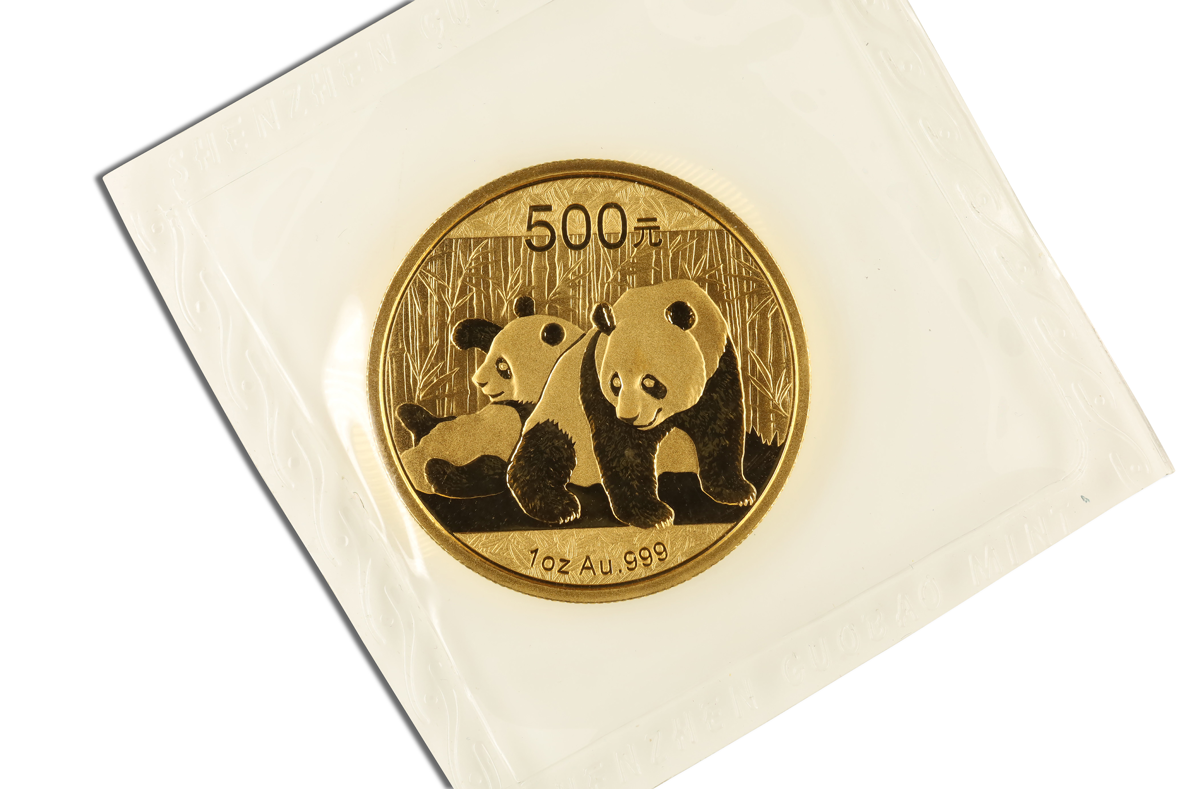 1 Oz China Gold Panda - BU (Random Year, Sealed Packaging)