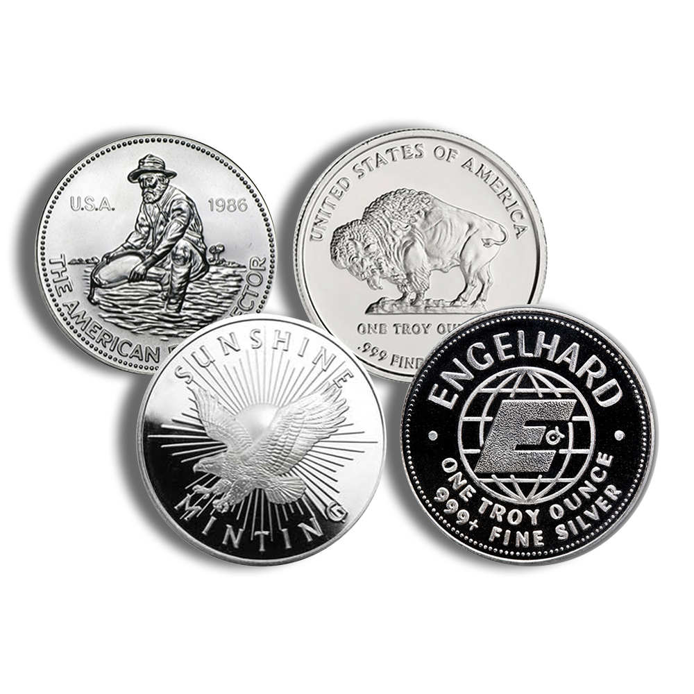 1 Oz Silver Round - Secondary Market (Random Brand)