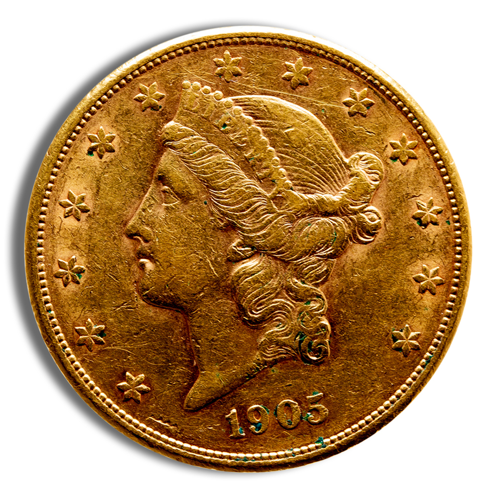 $20 Gold Liberty Double Eagle - XF (Random Year)