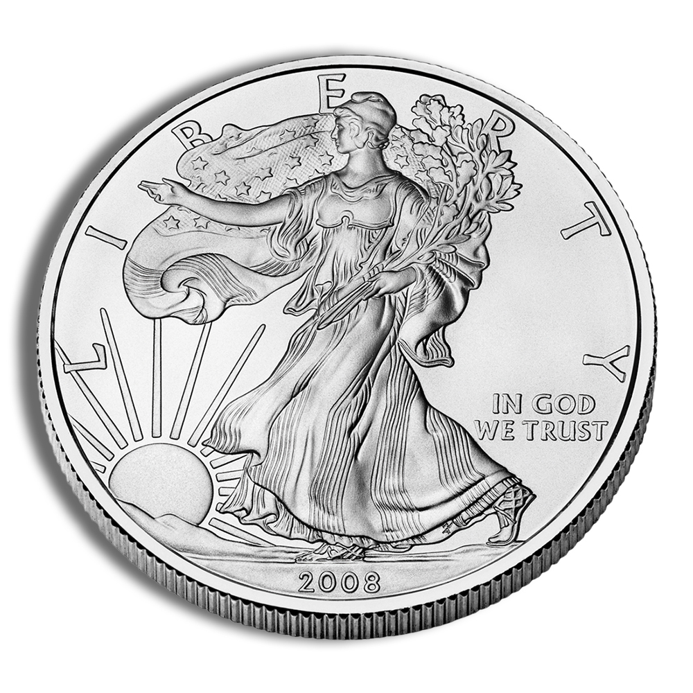 2008 Silver American Eagle - BU