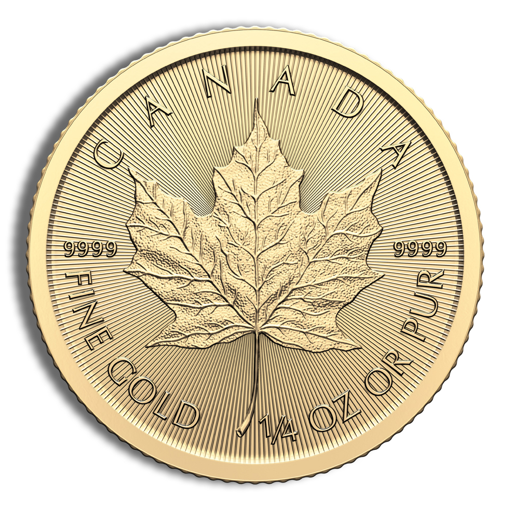 2024 1/4 Oz Gold Canadian Maple Leaf - BU (Sealed Packaging)