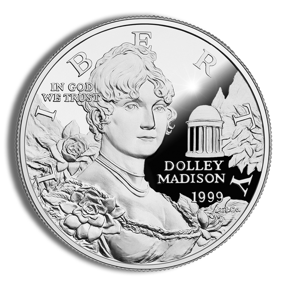 1999-P $1 Dolley Madison Silver Commemorative Proof - BU