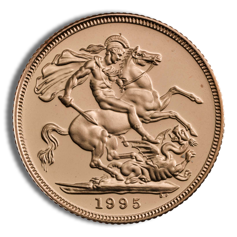 Great Britain Gold 5 Sovereign - BU (Random Year)