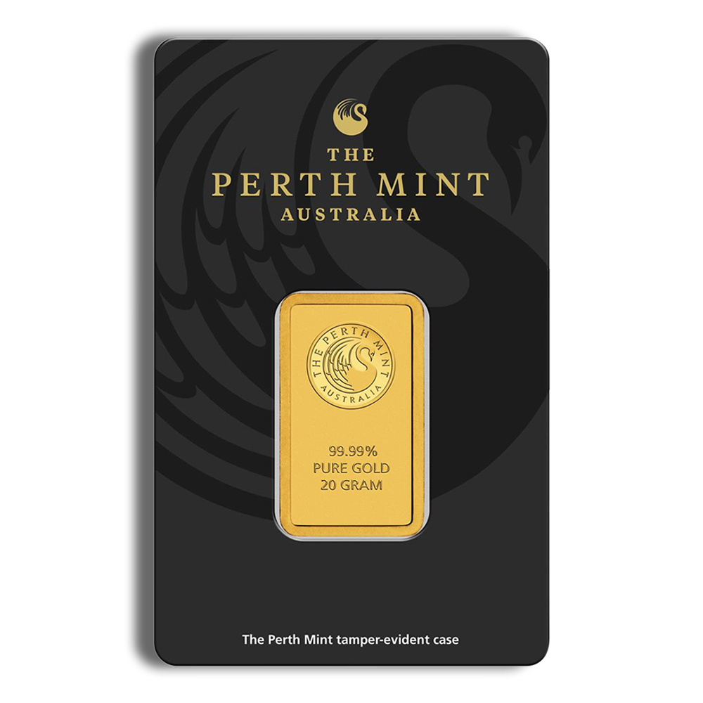 20 Gram Gold Bar - Perth Mint (In Assay Card)