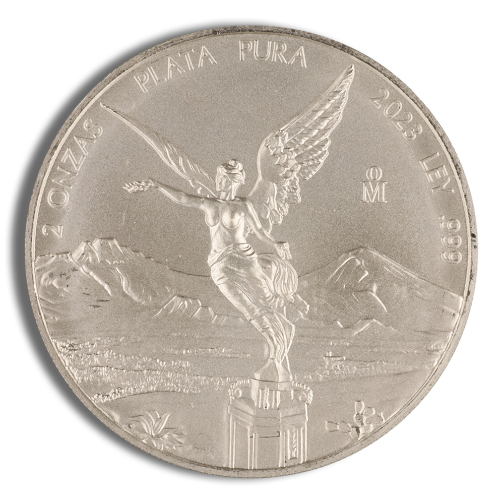 2023 2 Oz Silver Mexico Libertad - BU