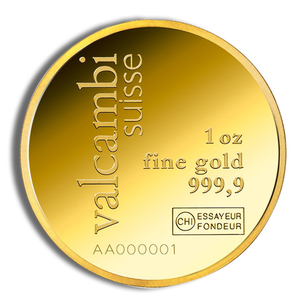 1 Oz Gold Round - Valcambi