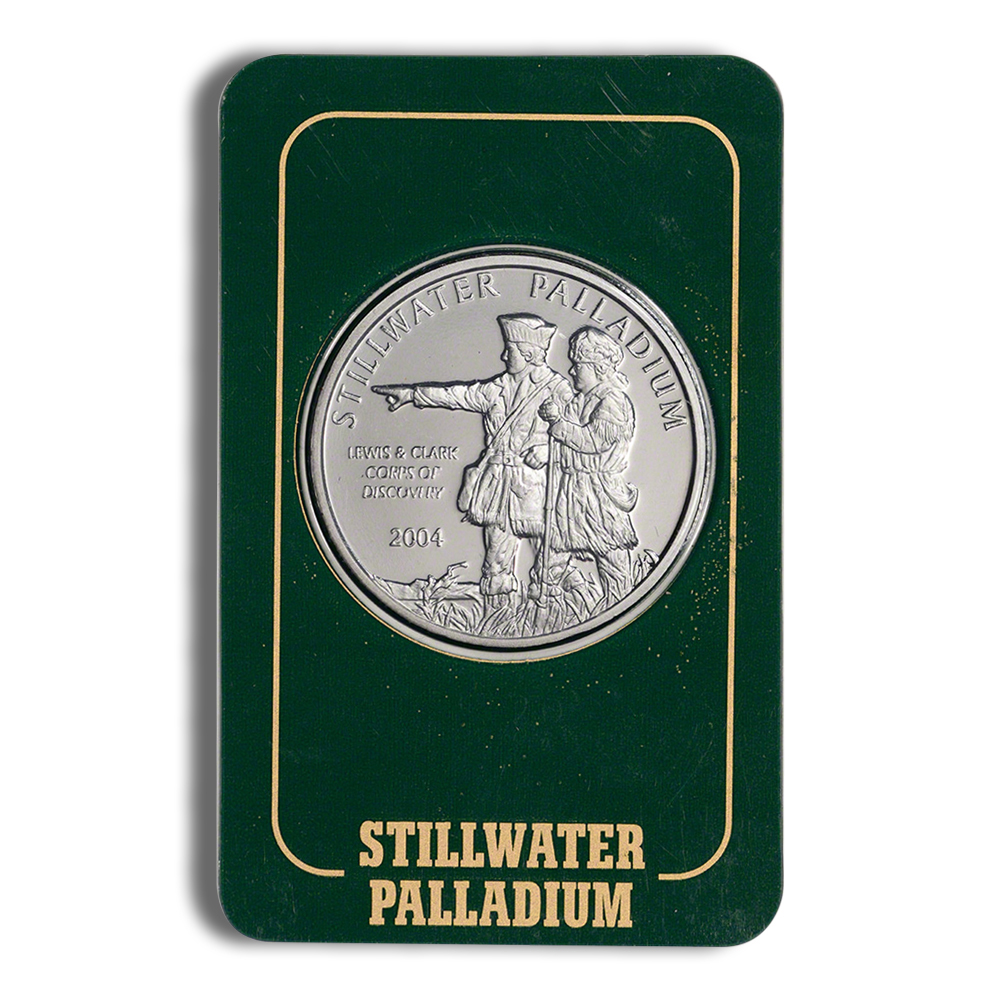 1 Oz Palladium Round - JM Stillwater (In Assay Card)