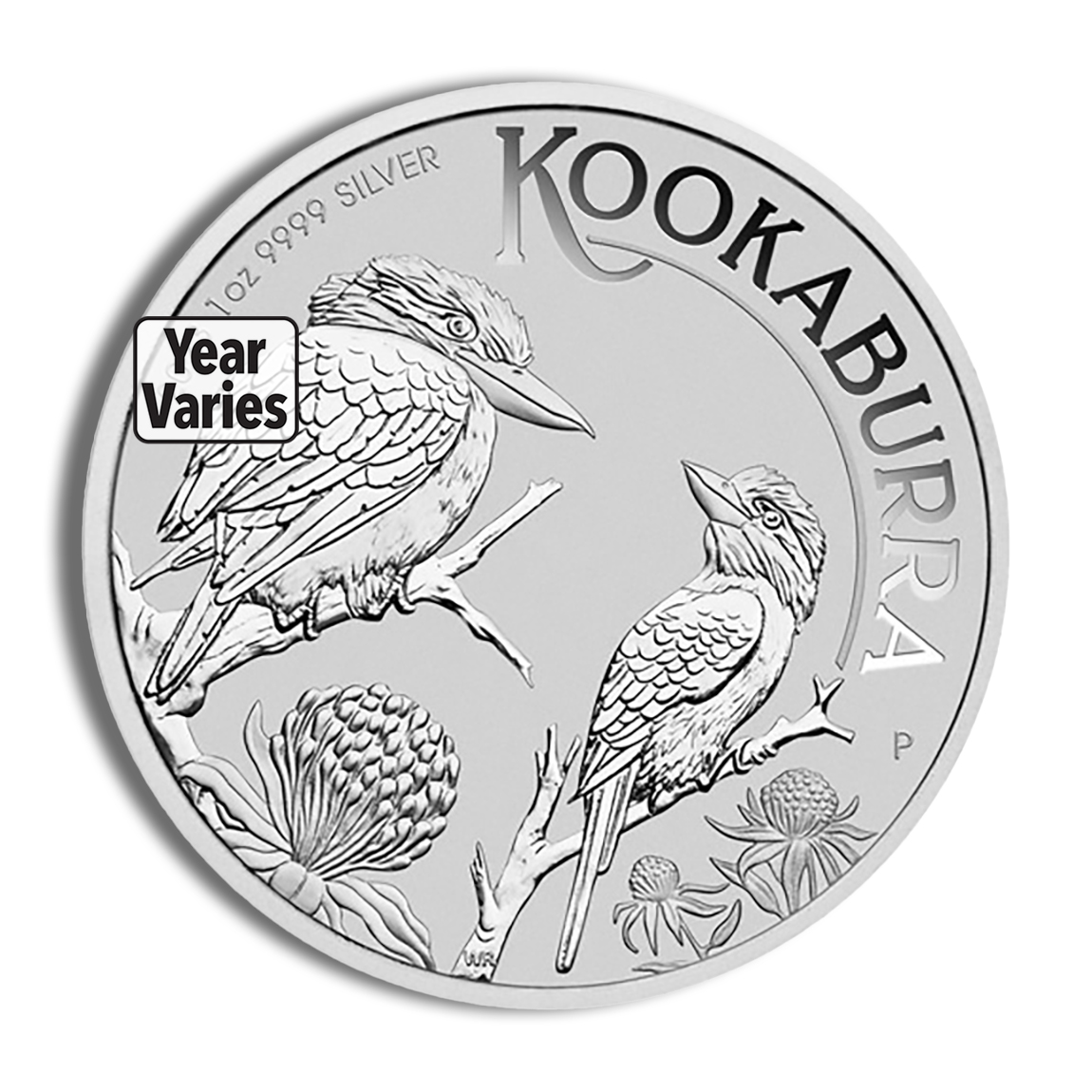 1 Oz Silver Australia Kookaburra - BU (Random Year)