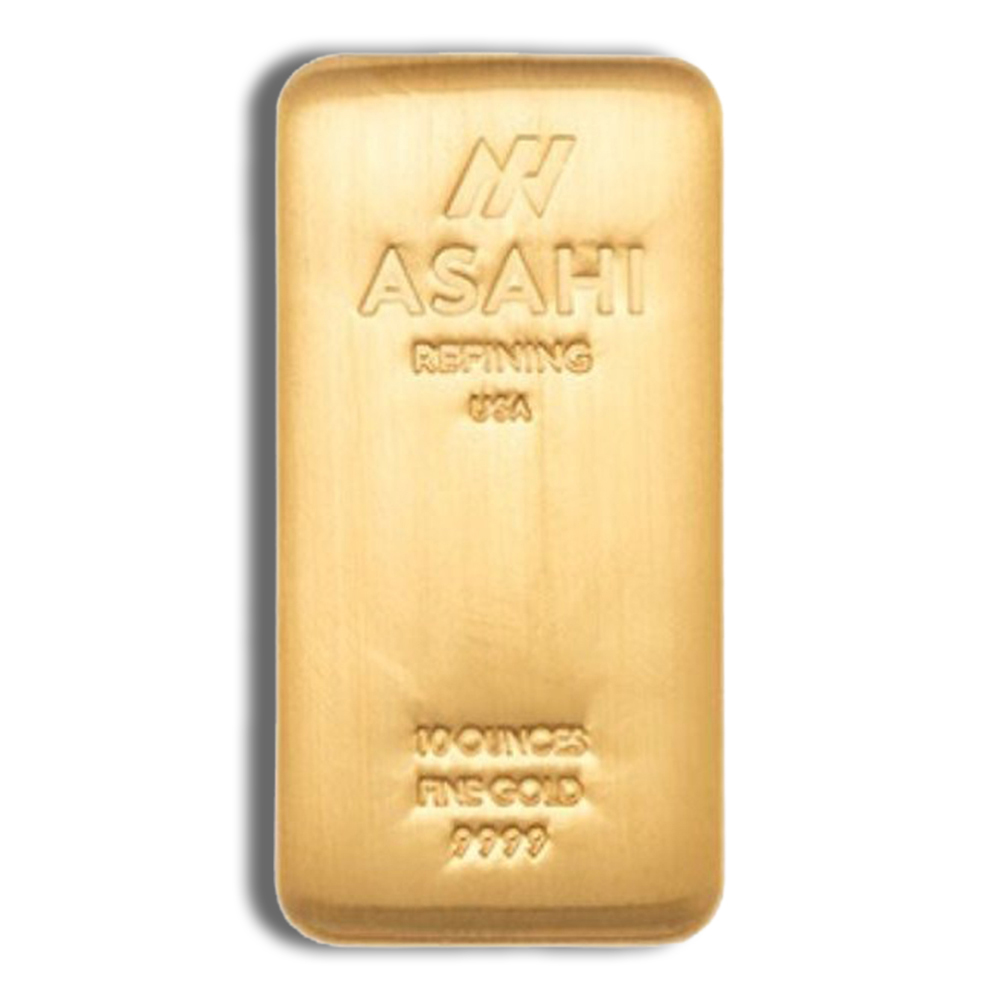 10 Oz Gold Bar - Asahi Refining (Cast Bar)