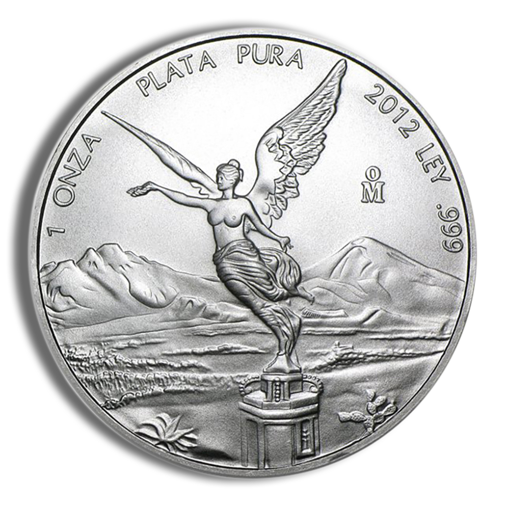 2012 1 Oz Silver Mexico Libertad - BU