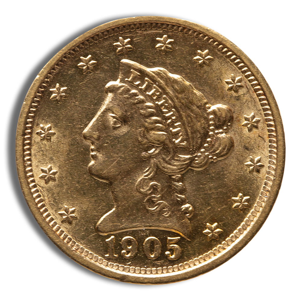 $2.5 Gold Liberty Quarter Eagle - AU (Random Year)