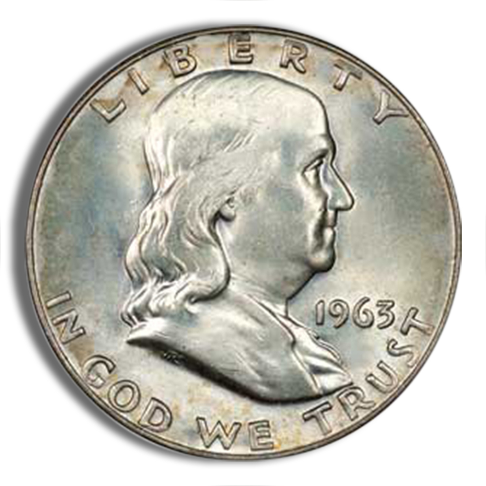 90% Silver Franklin Half Dollars BU - $1 Face Value