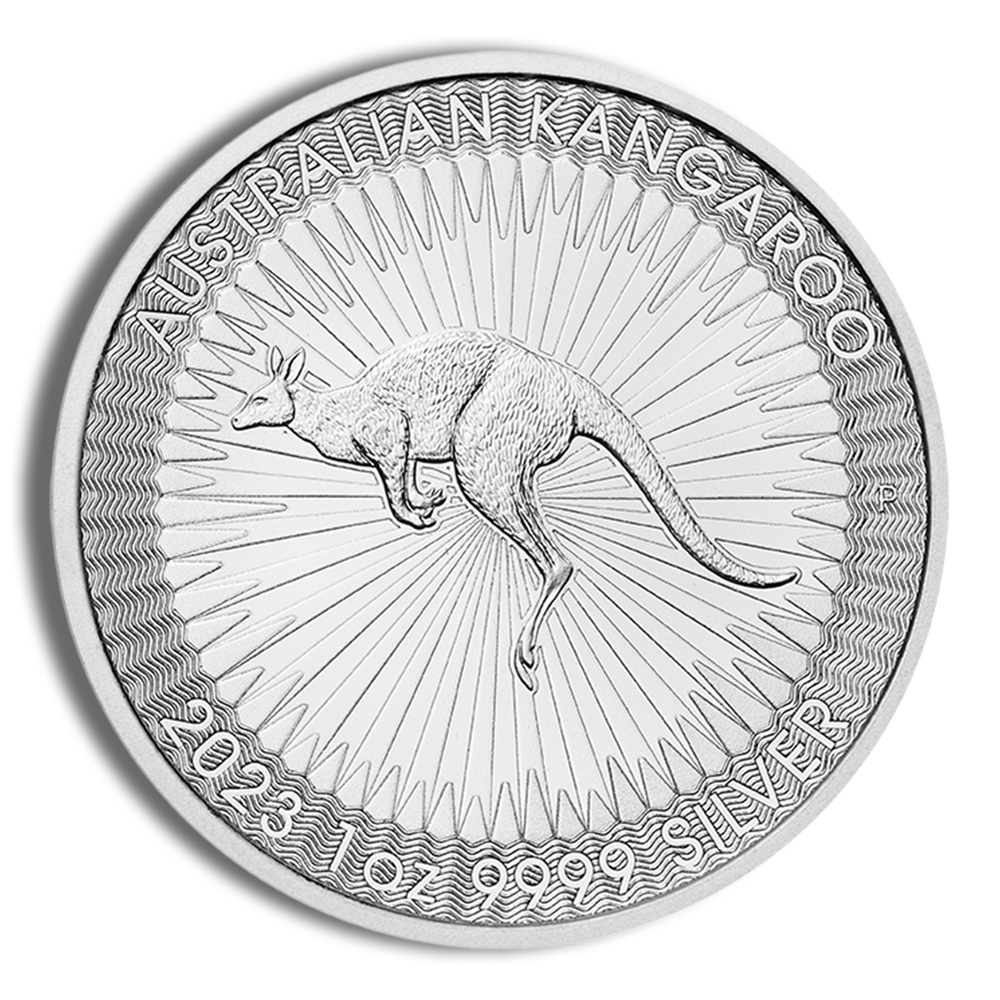 2023 1 Oz Silver Australia Kangaroo - BU