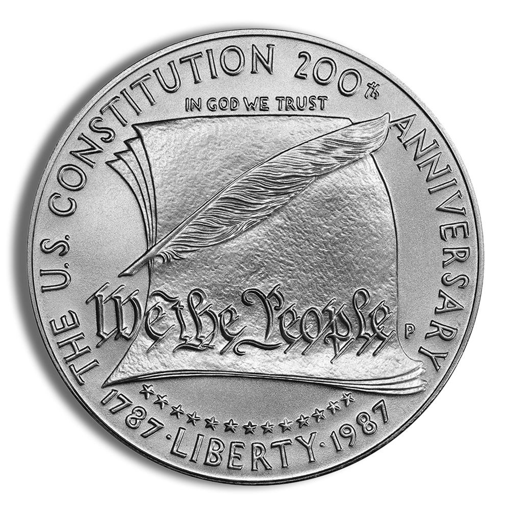 1987-P $1 Constitution Silver Commemorative - BU