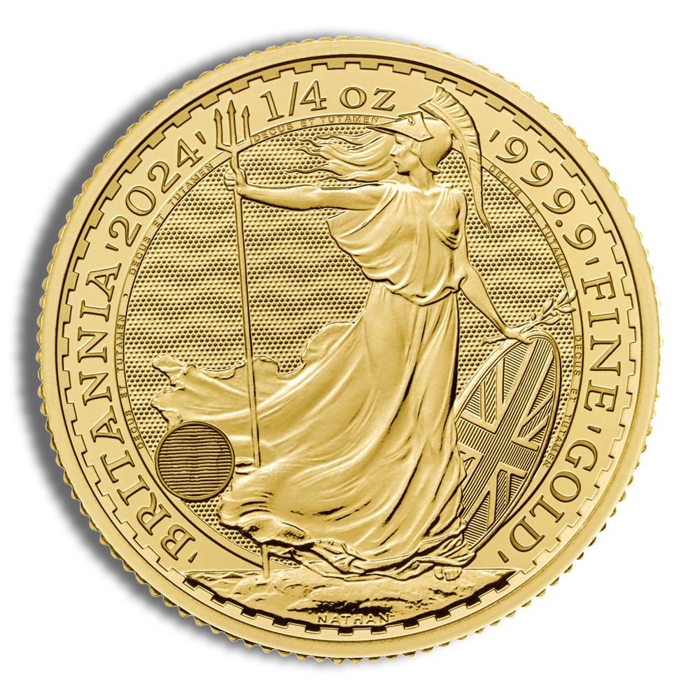 2024 1/4 Oz Gold Great Britain Britannia - BU