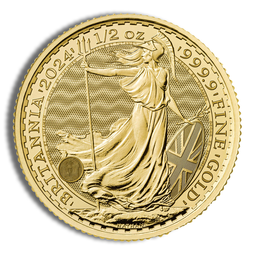 2024 1/2 Oz Gold Great Britain Britannia - BU