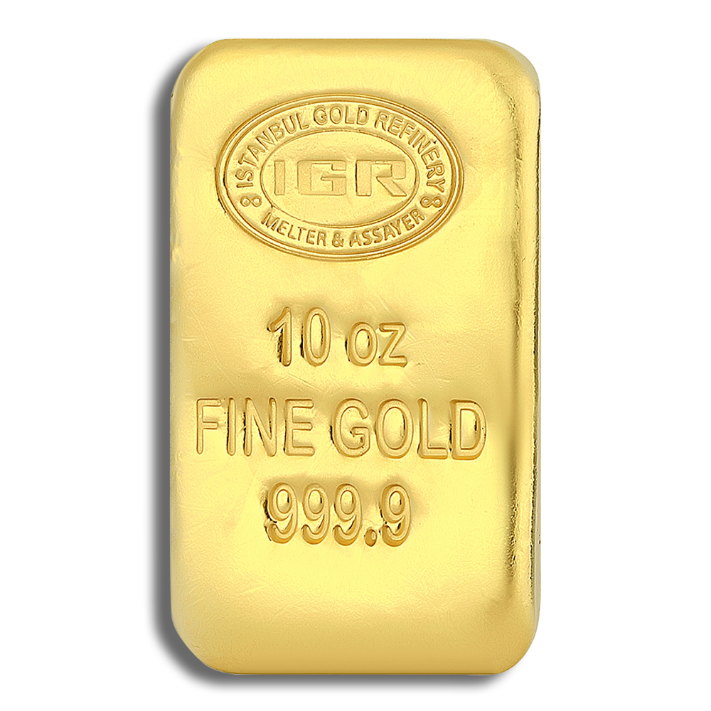 10 Oz Gold Bar - IGR Metals