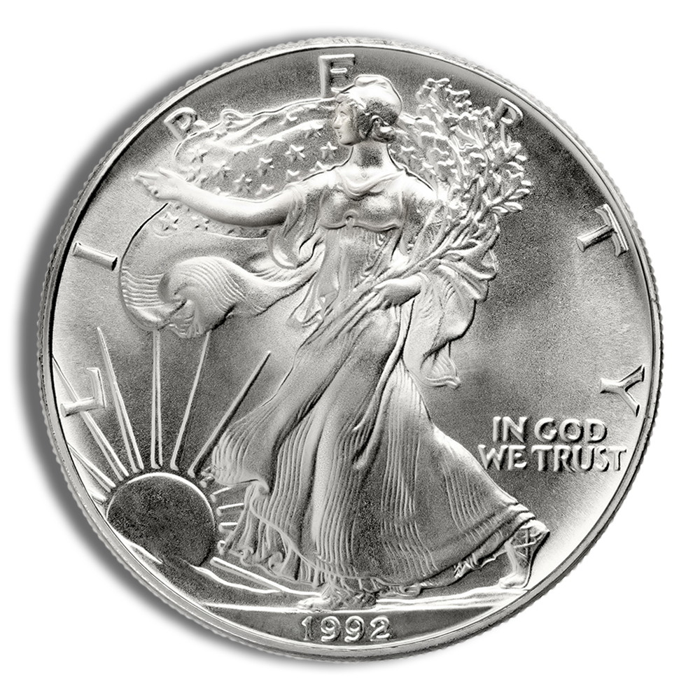 1992 Silver American Eagle - BU