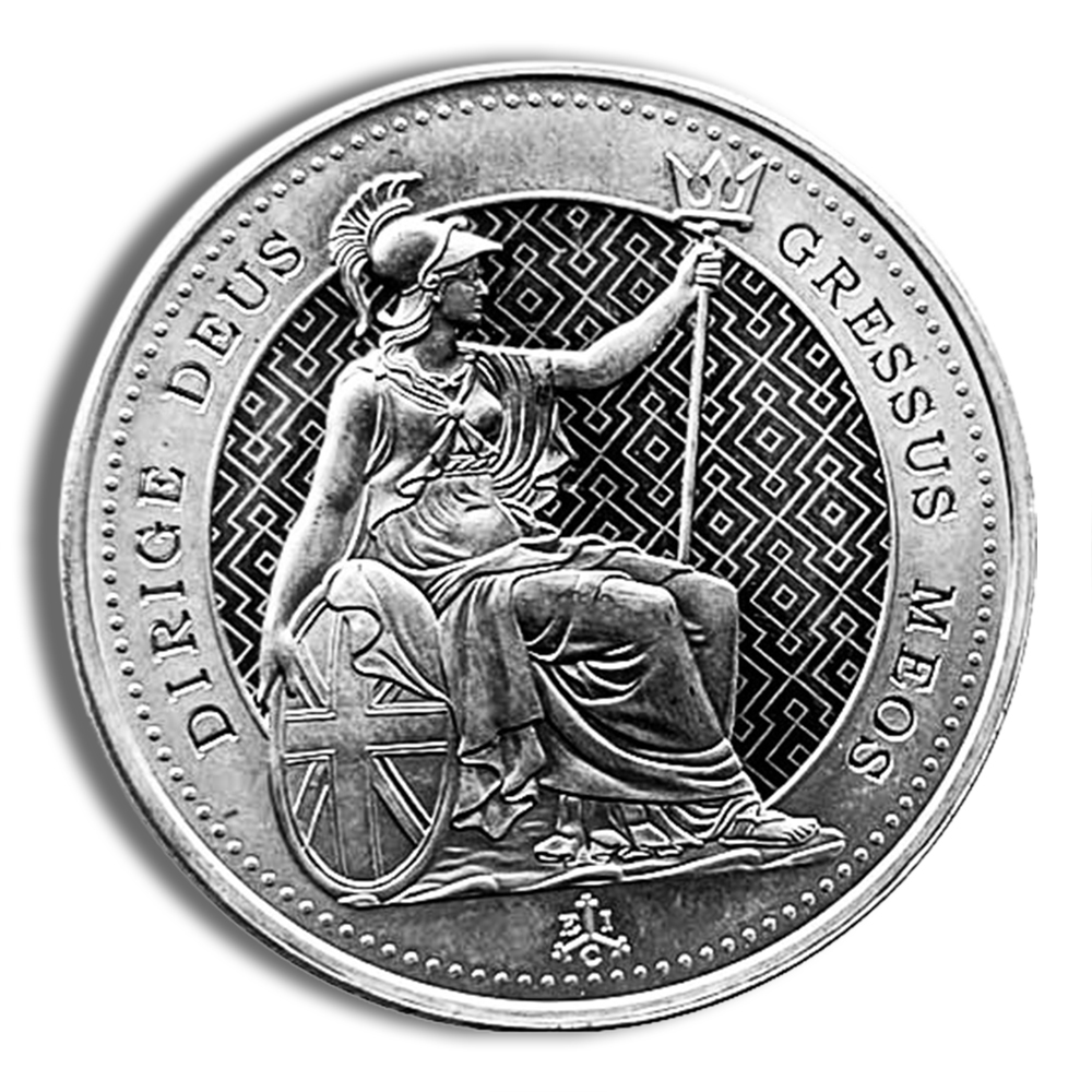 2021 1.25 Oz Silver St. Helena Seated Britannia - BU