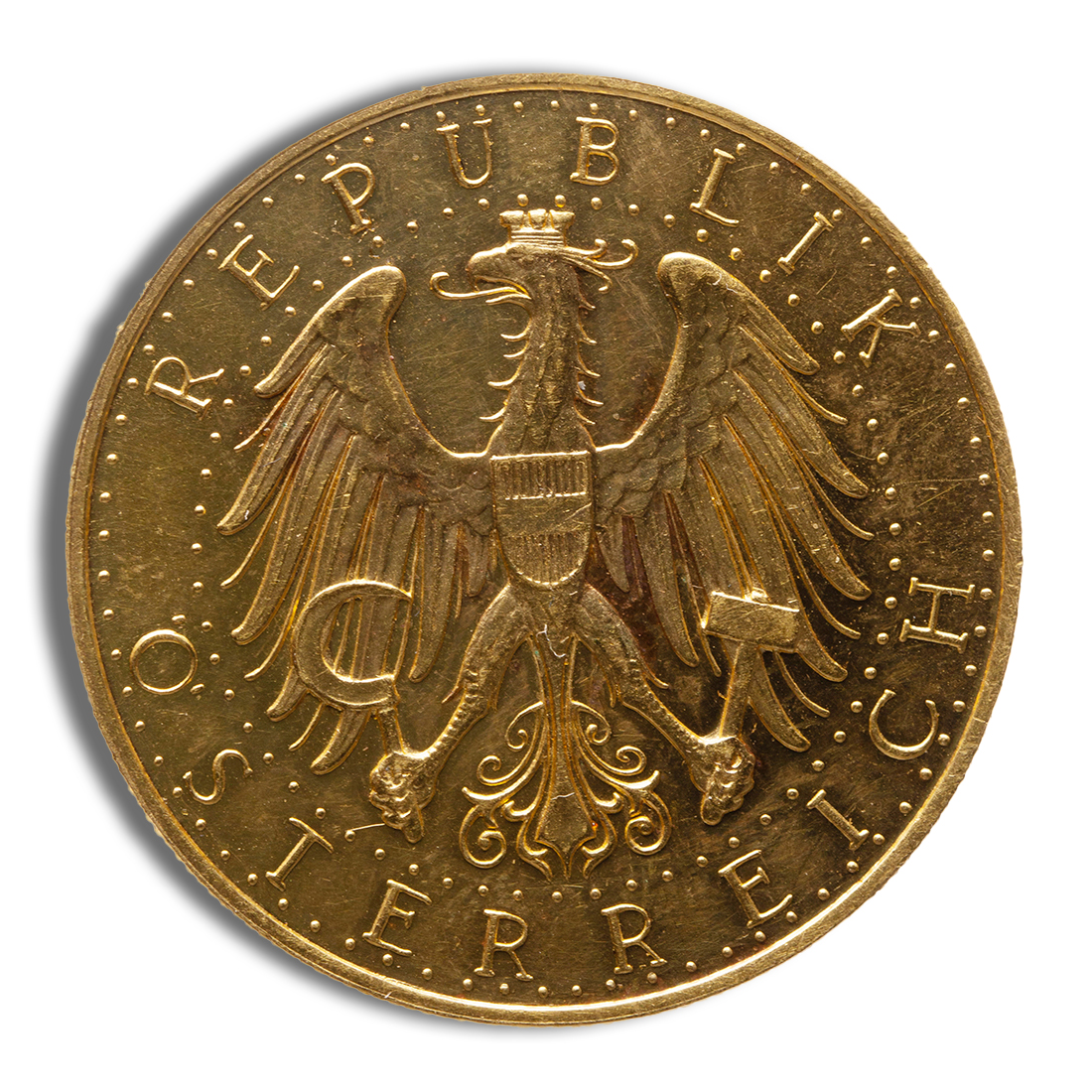 Austria 100 Schilling Gold Coin - BU (Random Year)