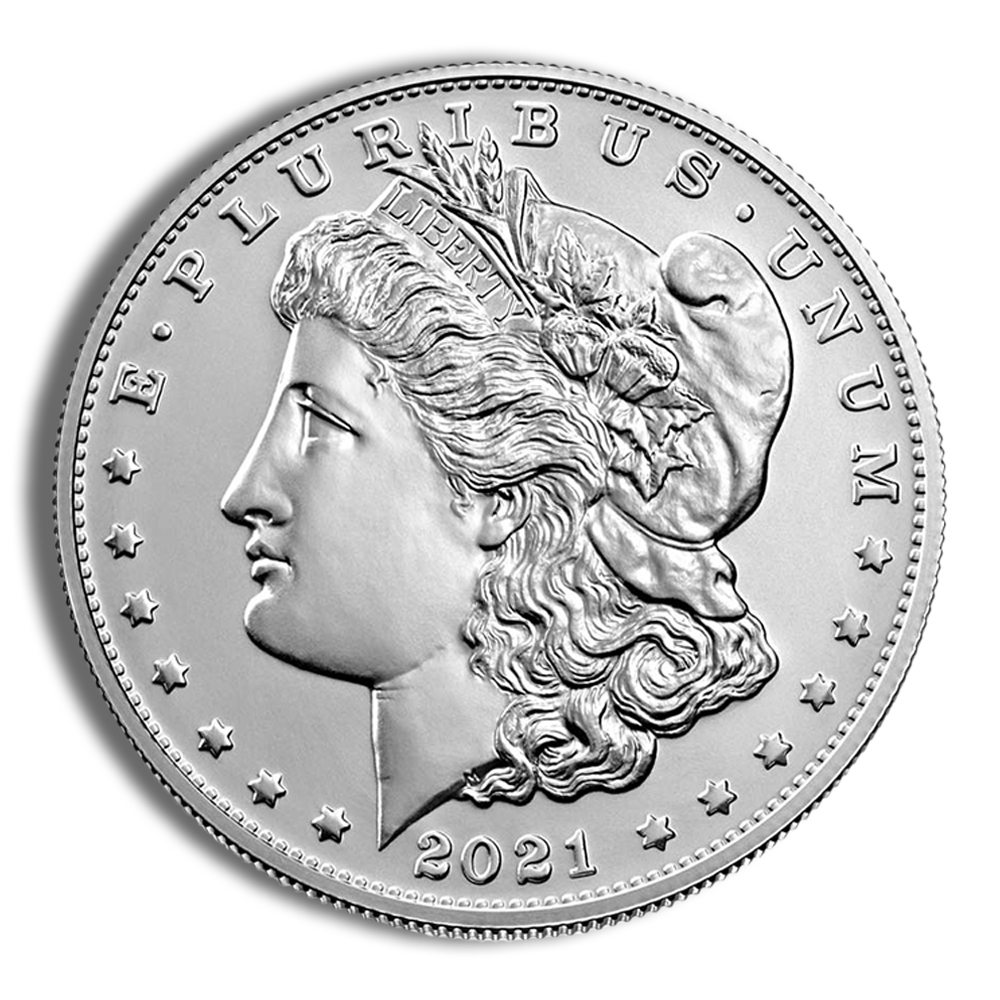 2021-O Morgan Silver Dollar - BU (with Box and COA)