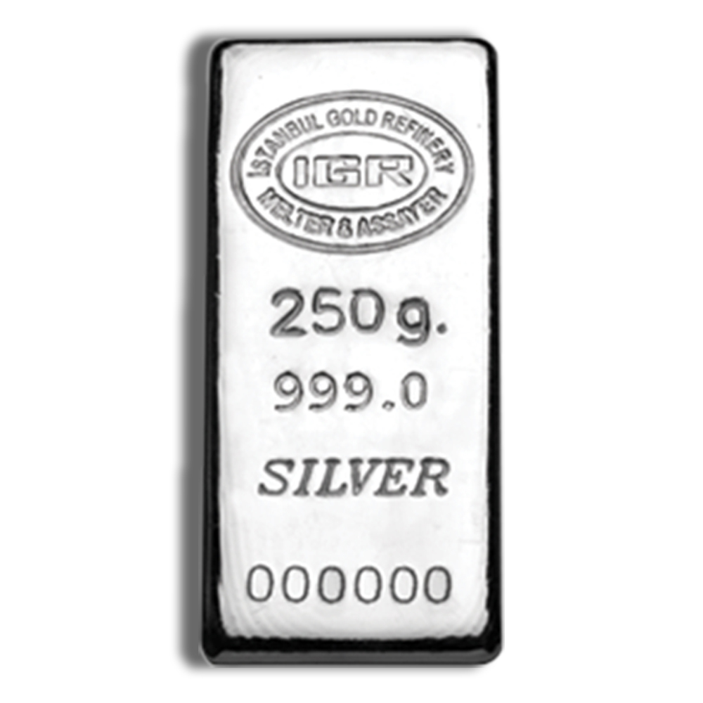 250 Gram Silver Bar - IGR Metals