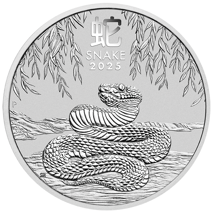 2025 1/2 Oz Australia Silver Lunar Snake (Series III) - BU