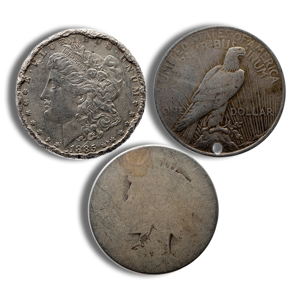 Morgan/Peace Silver Dollar (Random Year, Worse than Cull Condition)