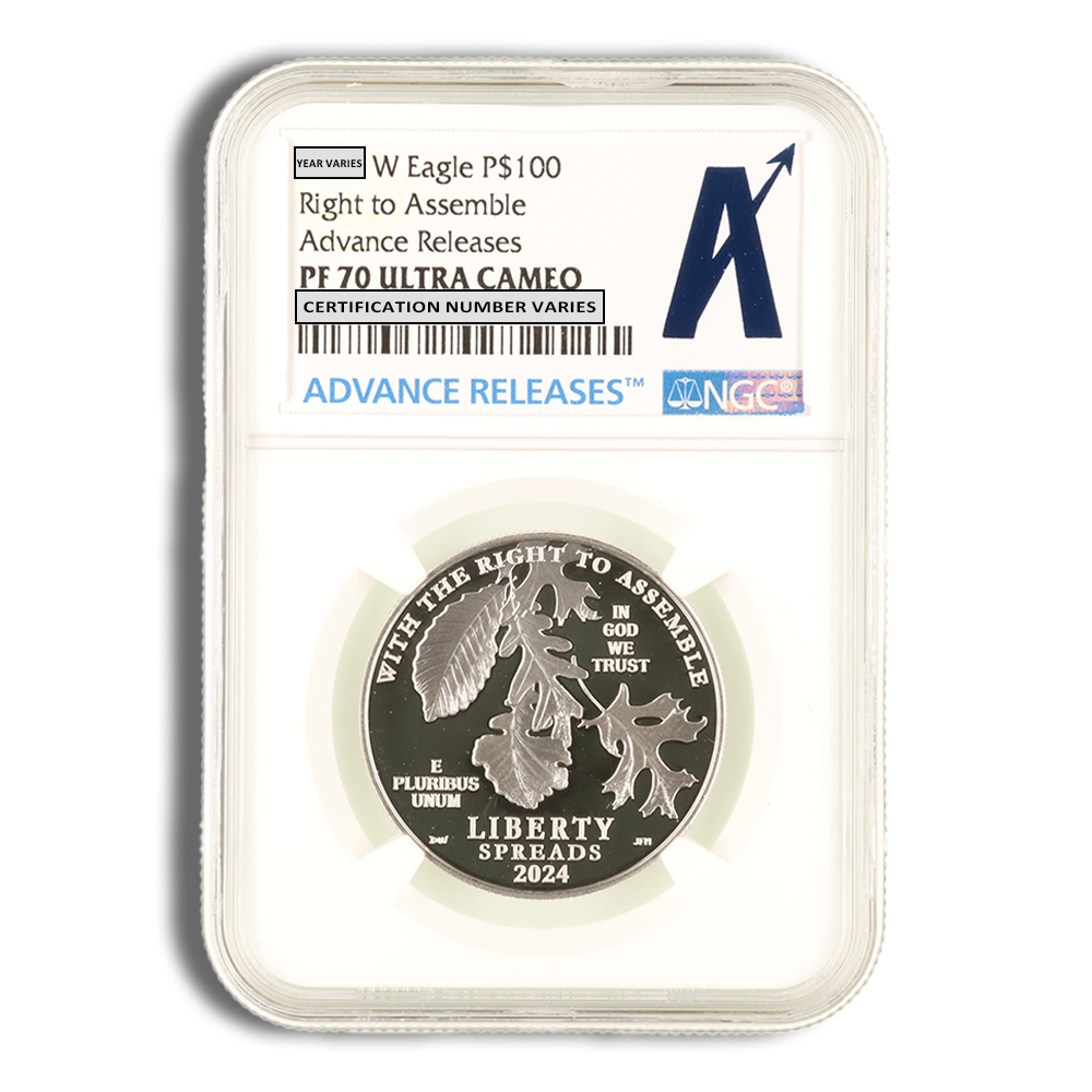 2024-W 1 Oz Proof Platinum American Eagle - NGC PF70 (Advance Release)