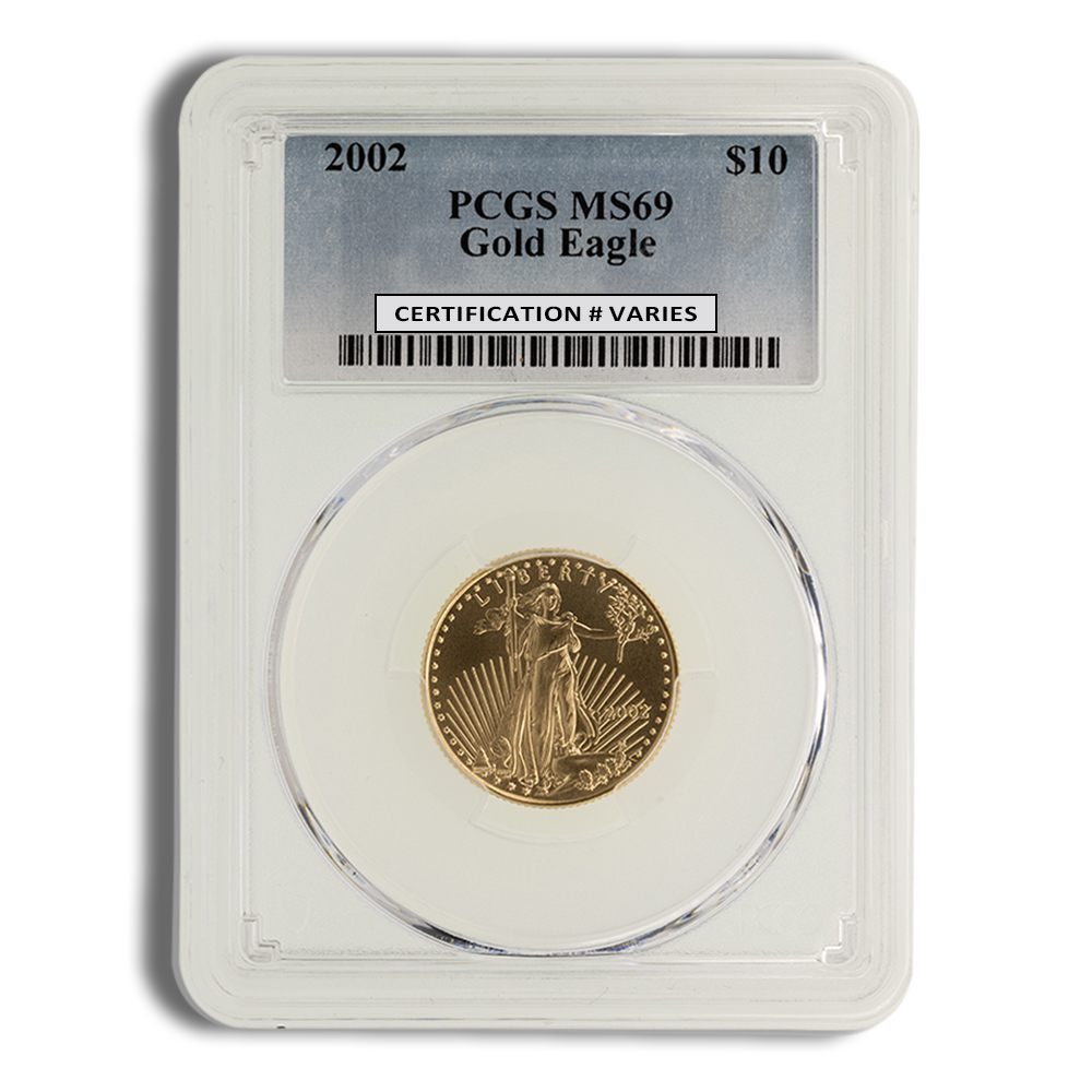 2002 1/4 Oz Gold American Eagle - PCGS MS69