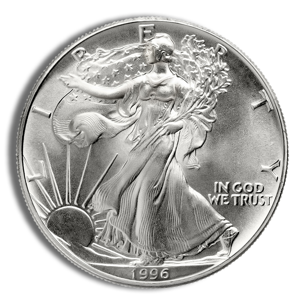 1996 Silver American Eagle - BU