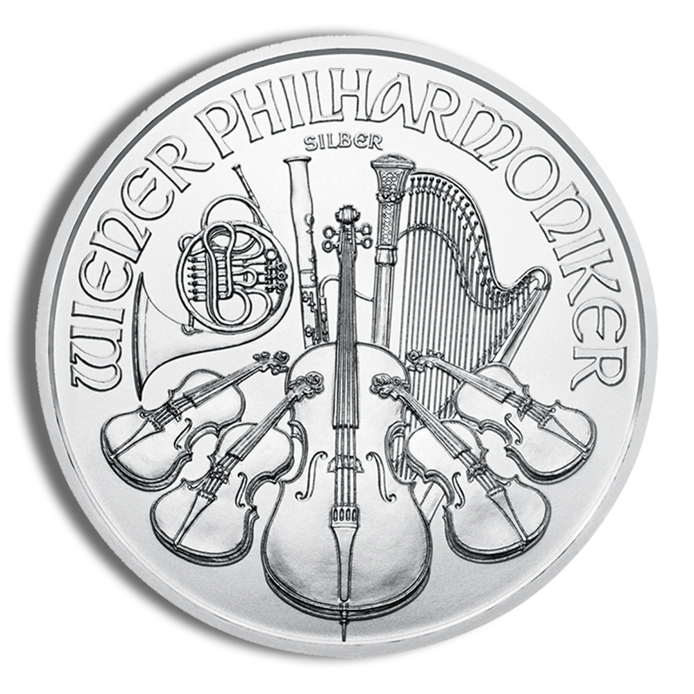 1 Oz Austria Silver Philharmonic - BU (Random Year)