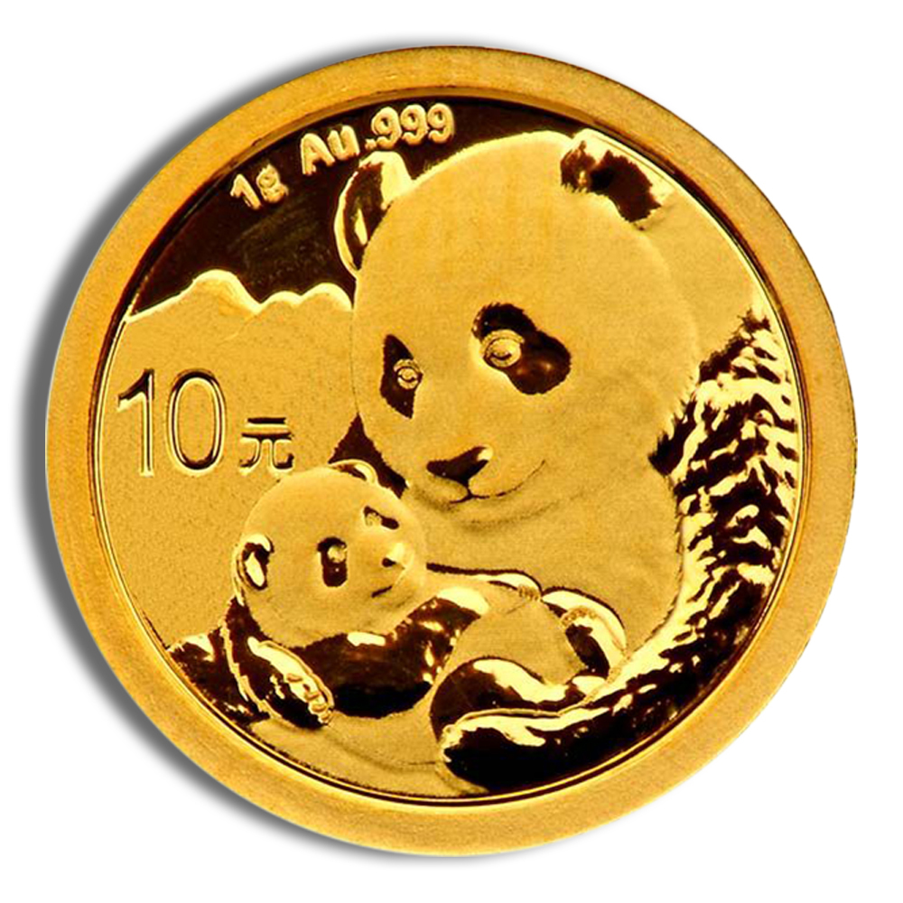 1 Gram China Gold Panda - BU (Random Year, Sealed Packaging)