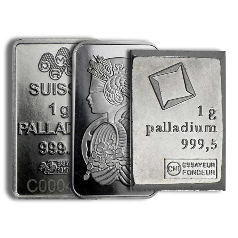 1 Gram Palladium Bar (Random Brand)